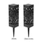Solar Waterproof Hollow Lamp Lawn Stakes Sensor Garden Light (Warm White)
