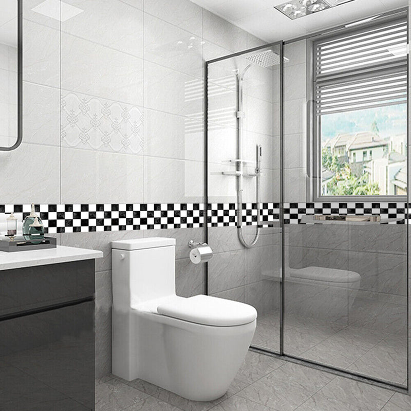 10pcs 10cm Retro Pattern Floor Tiles Wall Stickers Bathroom Kitchen Decals Decor