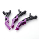 10pcs Durable Hairpins Duckbill Positioning Hairpin DIY Salon Tool (Purple)