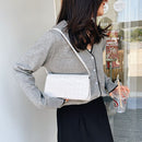 Fashion Women Casual Stone Pattern Solid Color Small Purse Shoulder Underarm Bag