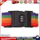 Adjustable Travel Luggage Lashing Strap Password Lock Packing Belt (Color) Newly