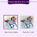5D DIY Full Drill Diamond Painting Colorful Horse Cross Stitch Embroidery Newly