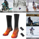 Sport Ski  Electric Heated Socks Foot Warmer Battery Power Thermal Cotton