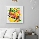 5D DIY Fruits Full Round Diamond Painting Kit Mosaic Picture Wall Art Decoration