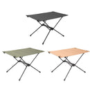 Foldable Camping Table-Fishing Aluminum Lightweight Folding Table (Khaki)