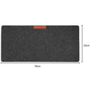 Office Computer Desk Mat Modern Table Wool Felt Laptop Desk Mat(Gray) Newly