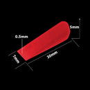100pcs Ceramic Wedge Tile Spacer Floor Leveling System Locator (Red 5mm) Newly