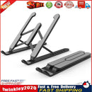 Laptop Support Holder Foldable Notebook Tablet Cooling Stand (Black) Newly
