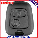 2 Buttons Remote Control Car Car Keychain Car Case Blank Key Shell For