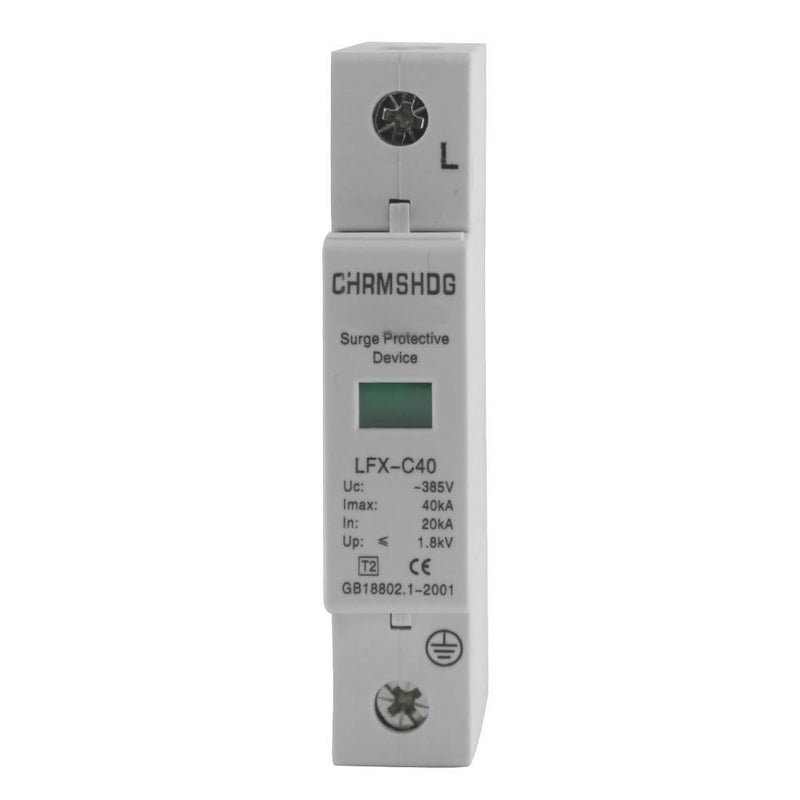 AC SPD 1P 20KA-40KA C-385V House Surge Protector Arrester Circuit Breakers