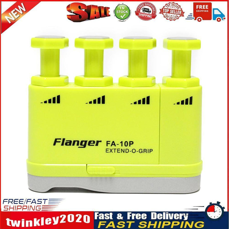 Flanger Piano Finger Trainer Exerciser Guitar Finger Strength Tool (Green) Newly