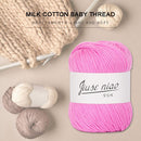 1 Roll 6 Strands Pure Cotton Ropes Baby Knitwear Crochet Yarn Twine (22)