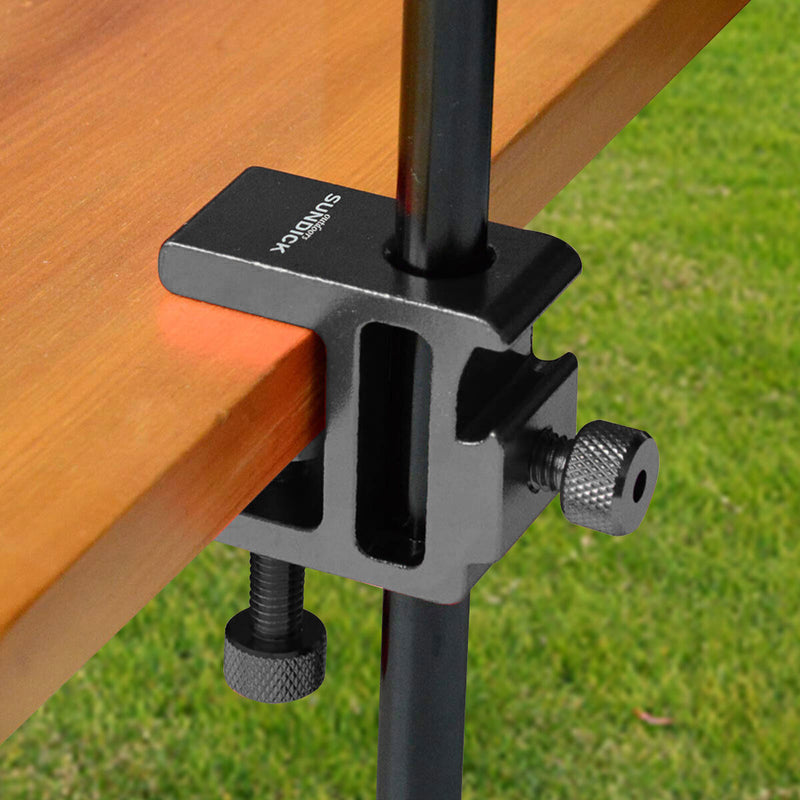 Camp Light Adjustable Bracket Stand & Desk Clip for Outdoor Camping Lamp & Ta