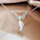 Bless Gifts Christian Angelwing Pendant Religion Prayer Jewelry Virgin Mary