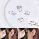 Women Men Tragus Earrings Non Piercing Earrings Zircon Ear Cuff No Pierced