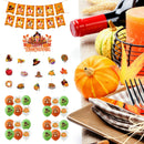 Thanksgiving Props Set Cake Card Topper Party Supplies Decorations for Holiday