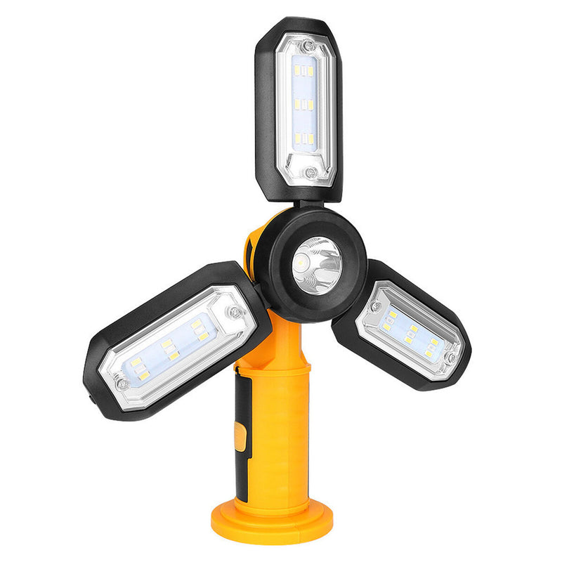 300lm Camping Flashlight Foldable Magnet Camping Lamp Flashlight Torch Emer