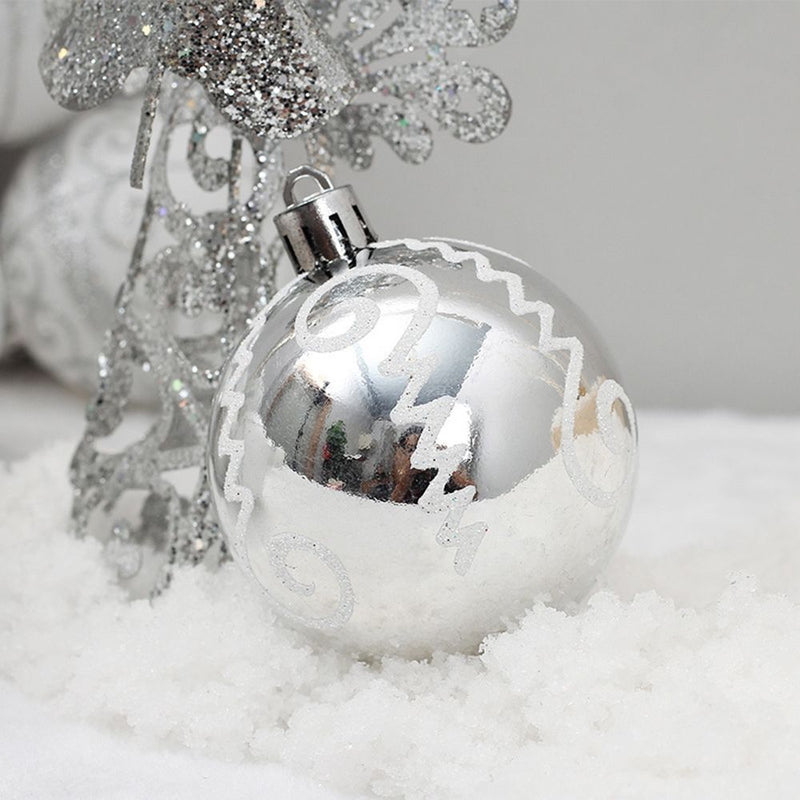Xmas Ornaments Painted Ball Christmas Decoration Ball Christmas Tree Pendant
