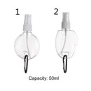 Alcohol Lotion Jar Empty Container Bottle Spray Bottle With Metal Hook