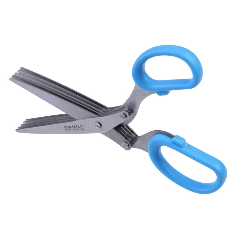 Scissors Stainless Steel 5 Blade Sharp Cut Sharp Kitchen Tool Snips