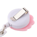 Cards Anti-Lost Clip ID Name Card Lanyards Badge Holder Retractable Shell Shape