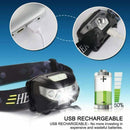 Super Bright Waterproof Head Torch Headlight USB Rechargeable LED Headlamp hot.