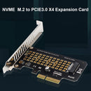 M2 NVME to PCI Express X4 Converter Adapter Card Support 2230/2242/2260/2280 SSD