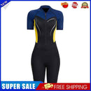 DIVE SAIL Neoprene Scuba Snorkel Swimming Women Body Wetsuits (Yellow S)