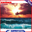 Painting By Numbers DIY Waves Clouds Hand Painted Canvas Oil Art Picture Kit