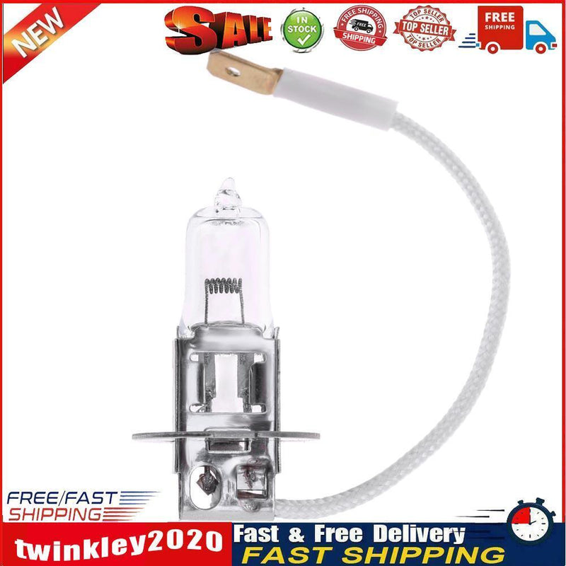 1pc H3 24V 55W 3000K Yellow Car Xenon High/Low Beam Fog Lamp Halogen Bulb Newly