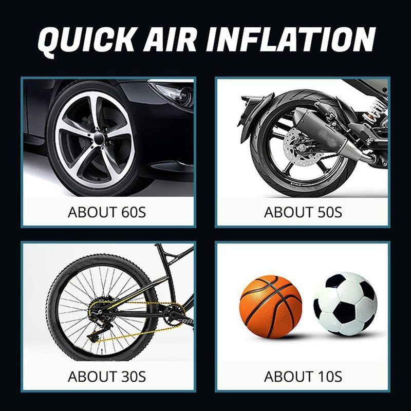 Electric Intelligent Tire Inflator Air Pump Car Inflatable Pump Air Compressor