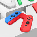 V Shape Grip Holder for NS/NS OLED Game Controller Handgrip Bracket (Red) Newly