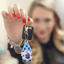 10/21pcs Diamond Keyring Set DIY Handmade Christmas Gnome Mosaic Bag Accessories