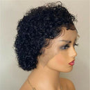 One Size Party Fashion Women's wig Black Hair Wig Short Curly Wigs Twist Wig