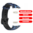 Soft Silicone Wristband Adjustable Bracelet Watchband for Huawei Band (C)