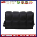 Casual Lattice PU Square Commuter Envelope Bag Women Flap Solid Crossbody Purse