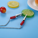 Napkin Holder Dental Lab Bib Crocodile Clips Flexible Metal Ball Chain  Newly