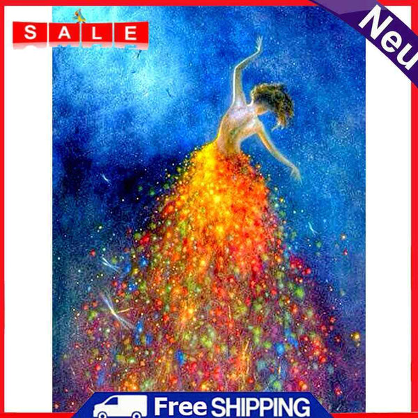 Dancing Women 5D DIY Diamond Painting Full Square Drill Embroidery Wall Art Kit