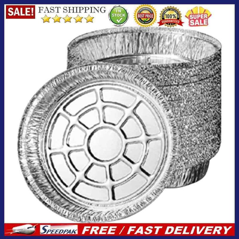 50pcs Steaming Basket Mat Foil Tin Air Fryer Steamer Liners Baking Oil Paper