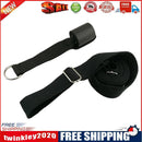 Door Sports Yoga Ballet Band Dance Exercise Soft Leg Stretcher Belt (Black)