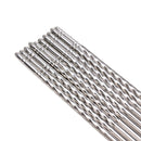 5 Pairs Stainless Steel Chopsticks Anti-skip Thread Style Durable