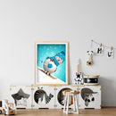 Cute snowman 5D Diamond Painting DIY Full Drill Round Rhinestone