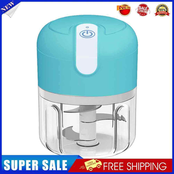 #A 250ml Mini Electric Garlic Chopper Seasonings Mincer Food Chili Vegetable Cut