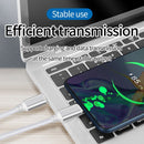 Line Adapter Connector USB C Cable 3A Fast Charging Type-C Male To Male PD 60W