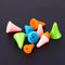 10pcs Rubber Cone Shape Knitting Needles Cap Point Protectors in 2 Sizes Newly