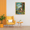 Riverside Deer Fox Partial Oil Paint By Numbers DIY Handpainted on Canvas Arts