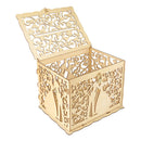 DIY Wooden Wedding Card Box Business Card Boxes Party Favor Decor (JM01368)