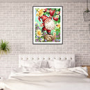 5D DIY Cartoon Gnome Full Round Diamond Painting Wall Decor Rhinestone Art Decor
