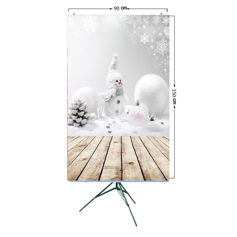 3x5ft Photography Vinyl Background Christmas Theme Snowman Backdrops Newly