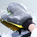 Home Cleaning Glove Coral Fleece Double Sided Car Cleaning Multifunctional B7H3